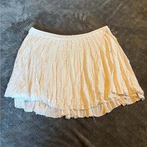 Urban Outfitters White Pleated Skirt